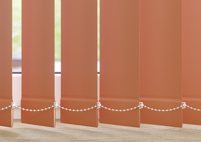 Trinity (Blackout), Deep Orange - Vertical Blind - Image 4